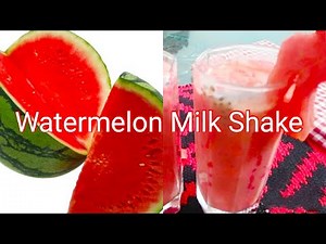 How to Make Watermelon Milkshake | watermelon shake | Watermelon Smoothie Recipe