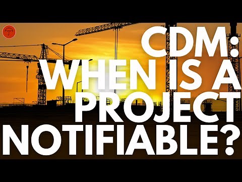 CDM - Notifiable Projects | When does a construction project become notifiable to the HSE?
