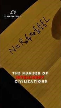 The Terrifying Math of the Alien Lottery 🧮 #drakeequation #fermiparadox #space #aliens #math #viral