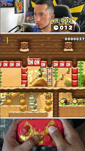 Two VERY different speedruns!! #supermariomaker2 #mariomaker2