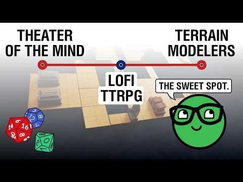 Low Detail Terrain is Better (for me) than High Detail Terrain - LowKeyTTRPG E009