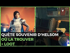 DESTINY 2 FR - QUÊTE HOMMAGE "SOUVENIR D'HELSOM" SUR MARS