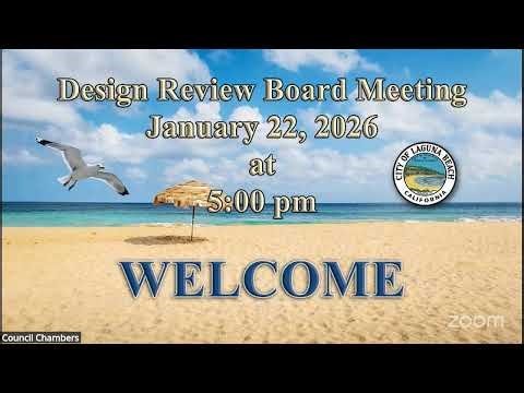Design Review Board Meeting 1/22/26