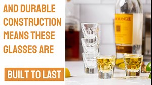 Vikko 1 Ounce Shot Glasses: Set of 12 Small Liquor and Spirit Glasses - Durable Tequila Bar Glasses For Alcohol and Espresso Shots - 12 Piece Mini Shooter Glass Set (Maracco)