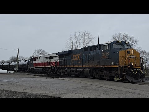 CSX Western Maryland Heritage Unit Plus Northbound Freight, Fostoria Iron Triangle, 4/4/26