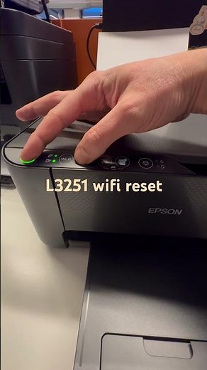 Epson L3251 wifi reset