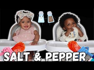 SALT & PEPPER VS FRUIT RING POPS! | Baby Reactions You Won’t Believe!