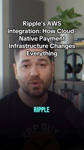 We break down Ripple’s deeper than expected integration with Amazon Web Services and why it matters for real institutional adoption. Ripple didn’t just partner with AWS. They built a multi agent AI system on AWS to run network operations twenty four seven, cutting diagnostic time from days to automatic resolution. That’s production grade infrastructure, not experimentation. With Ripple’s on demand liquidity now available through the AWS marketplace, banks and fintechs can deploy cross border pay