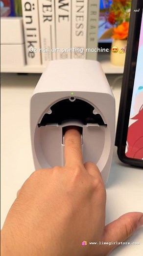 O2 nail art printing machine 😍💅 #nails #naildesign #nailart #nailtutorial #nailtech