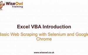 Excel VBA Selenium Basic1.2 - Basic Web Scraping with Selenium and Google C