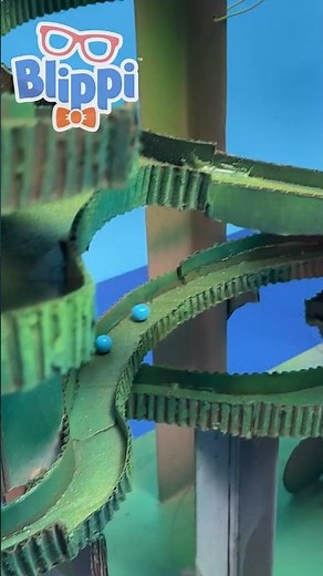 Marble Run with Blippi 🟢 #KidsPlay #Blippi
