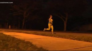 'Cooper Creeper' following joggers in St. Johns County in Mini Cooper