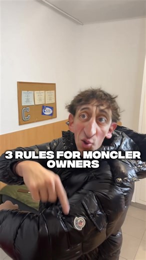 3 rules for Moncler owners!! #moncler #pufferjacket #fashion #menstyle #goviral