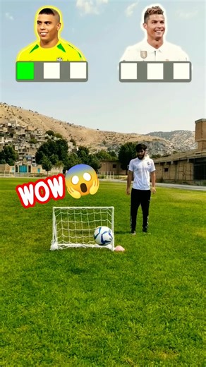 CR7 or R9?💯🇵🇹Football Challenge #shorts #youtube #ytshort #minivlog