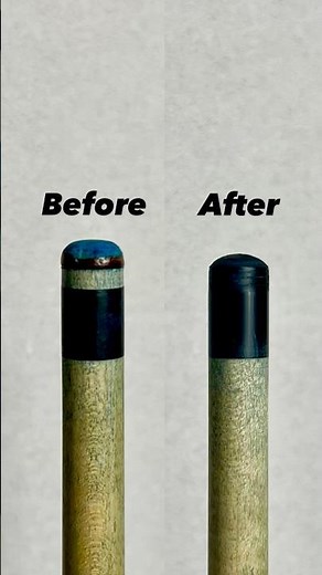 Meilin Soft tip installation and ferrule correction on this wooden shaft.