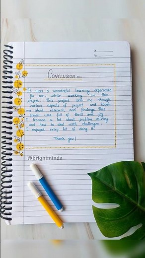 Conclusion | Conclusion for project | Project Conclusion | Assignment Conclusion #assignment