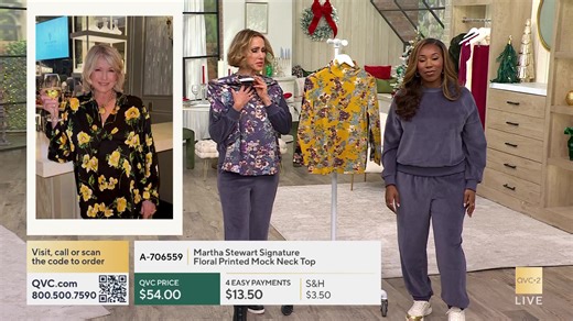 You are watching Martha Stewart Signature - Fashion on QVC2®. Shop the show, here: https://qvc.co/shopqvc2december2025 | QVC Live