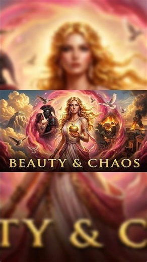 Did the Goddess of Love cause the Trojan War? 🍎🔥 #mythology #aphrodite