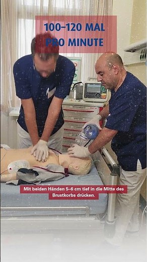 So funktioniert Wiederbelebung: Reanimationstraining im Krankenhaus Bethel Berlin
