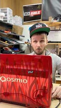 Toshiba Qosmio Gaming Laptop is #tech from 2008 that 2025 could learn from! #pc #technology #shorts