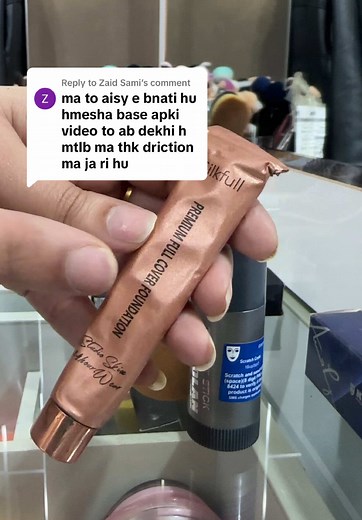 Replying to @Zaid Sami order on 03167238861 #fullcoveragefoundation #flawlessmakeup #makeupfoundation #makeuptutorial #makeupbrush #brushes #makeupbrush #beginner #makeupbeginner #foundationbrush #viral #shadiseason #weddingtiktok #bridetobe #bridaltiktok #makeupvanity #fr #replyingtocomments #blogger #makeupartist #beginner #makeupfoundation #makeupbeginner #bridaltiktok #shadiseason #bridetobe #fr #100kviews #1000k #viralinpakistan #pakistani_tik_tok #pktiktokofficial #makeuppakistan#foryoupag