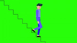 Download down stairs animation for free