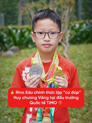 Rino Edu giành cú đúp Huy chương Vàng tại TIMO