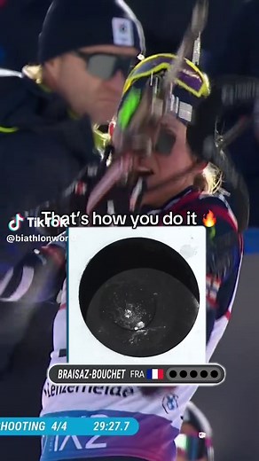 Justine Braisaz Bouchet's Remarkable Biathlon Performance