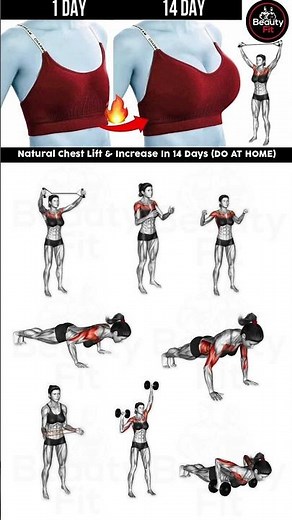 Natural Chest Lift & Increase In 14 Days (DO AT HOME) By Beauty Fit