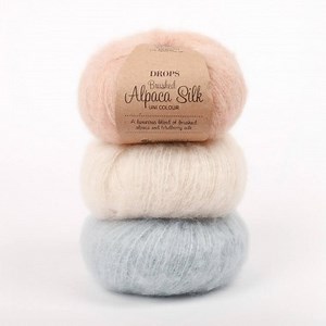 Découvrez la laine DROPS Brushed Alpaca Silk