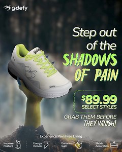 🎃 Halloween Sale: Get Select Shoes for only $89.99 along with code " VANISHF "! Don't wait before it's too late! Stock up on premium doctor approved shoes while supplies last. 📦 Enjoy Free Shipping 👟 60-Day Returns & Exchanges 🌟 Over 1 million pairs sold | Gravity Defyer
