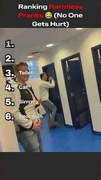 Ranking These Harmless Pranks 🤣 #prank #funny