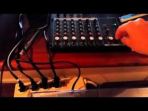 Why do my speakers produce this strange feedback when plugged into my computer?