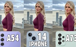 三星Samsung Galaxy A54 vs iPhone 14 vs 三星Galaxy A73 拍照+视频 对比