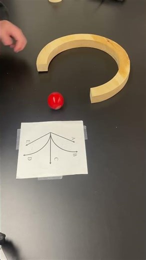 Centripetal or centrifugal force demo? #physics