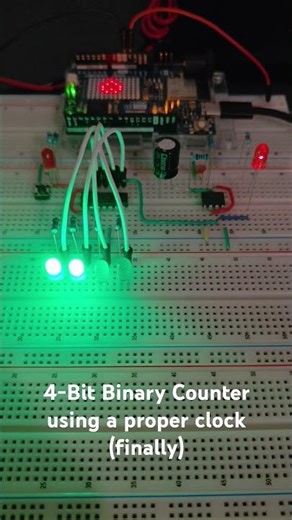 4- Bit Binary Counter (for real this time)