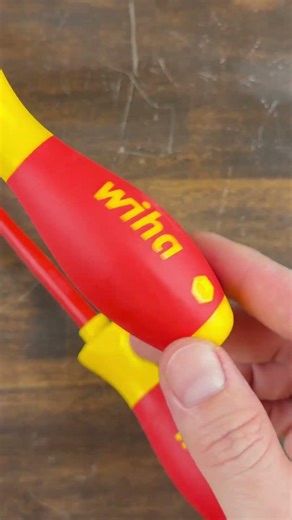 Wiha Tools 33580 Insulated SoftFinish Slotted / Phillips Screwdriver Set, 2 Pc.