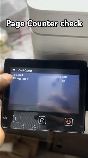 How to check usage counters page canon printer #canon #printer #canodigitalcopyandprinting