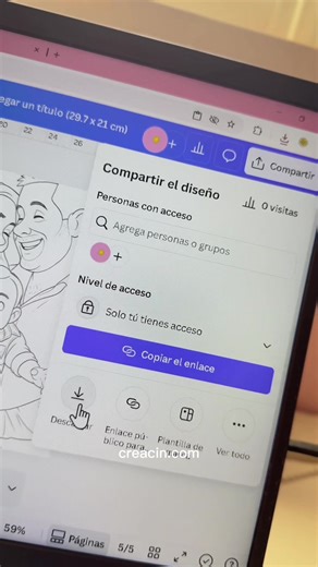 Crea un librito de colorear para Papá en su día