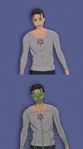 9K views · 155 reactions | Lado a lado con el rig facial de Eren. #animation #shingekinokyojin #attackontitan #rigging #b3d#blender | JGCruz3d - Juan Cruz | Facebook