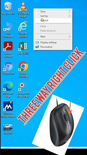 Mastering Mouse Right Click: 3 Ways to Access Context Menu using Options and Shift F10 #shorts