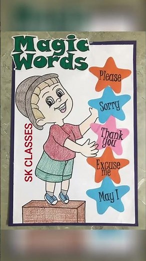 10 Magic Words 🪄 in English | Please, Sorry, Thank you & More #shorts #trending #english #magic