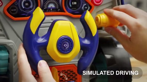 Interactive Truck Engine Toy with Removable Parts - Lights, Sounds, and Fun for Young Mechanics -Unleash their Creativity and Motor Skills with this Truck Engine Toy- Ideal Gift for 3-5-Year-Old Boys