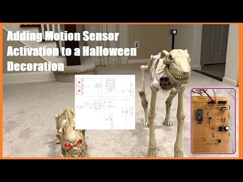 Adding Motion Sensor Activation to a Halloween Decoration