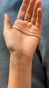 Save this video to make our adjustable tennis bracelet the perfect fit every time💎 | The Diamond Store