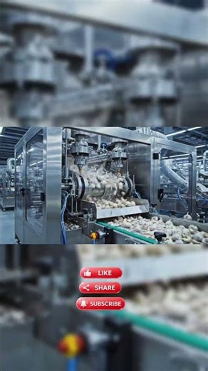 Garlic Processing Inside a Modern Food Factory 🧄