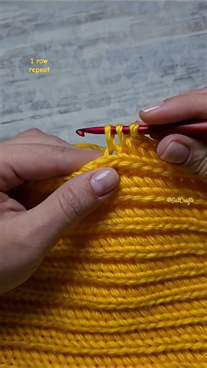 Amazing handmade crochet Tunisian pattern tutorial ￼ #keşfet #crochet #amigurumi #knitting #pattern