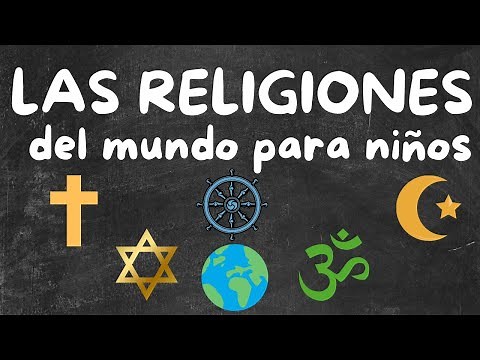 Religiones del Mundo para Niños | Introducción a las 5 Religiones Principales ✝️☪️✡️🕉️☸️