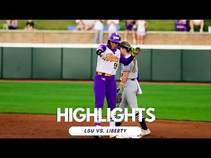 LSU Softball Wins 4-0 vs Liberty in Game 1 of Series | Highlights