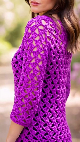 crochet pullover written pattern #crochet